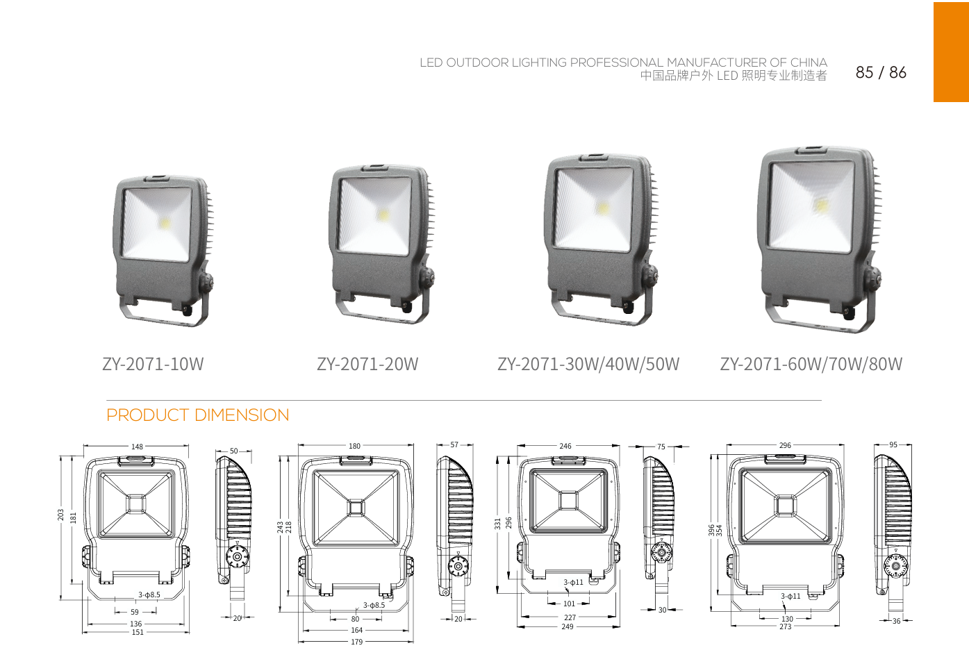 LED 泛光灯