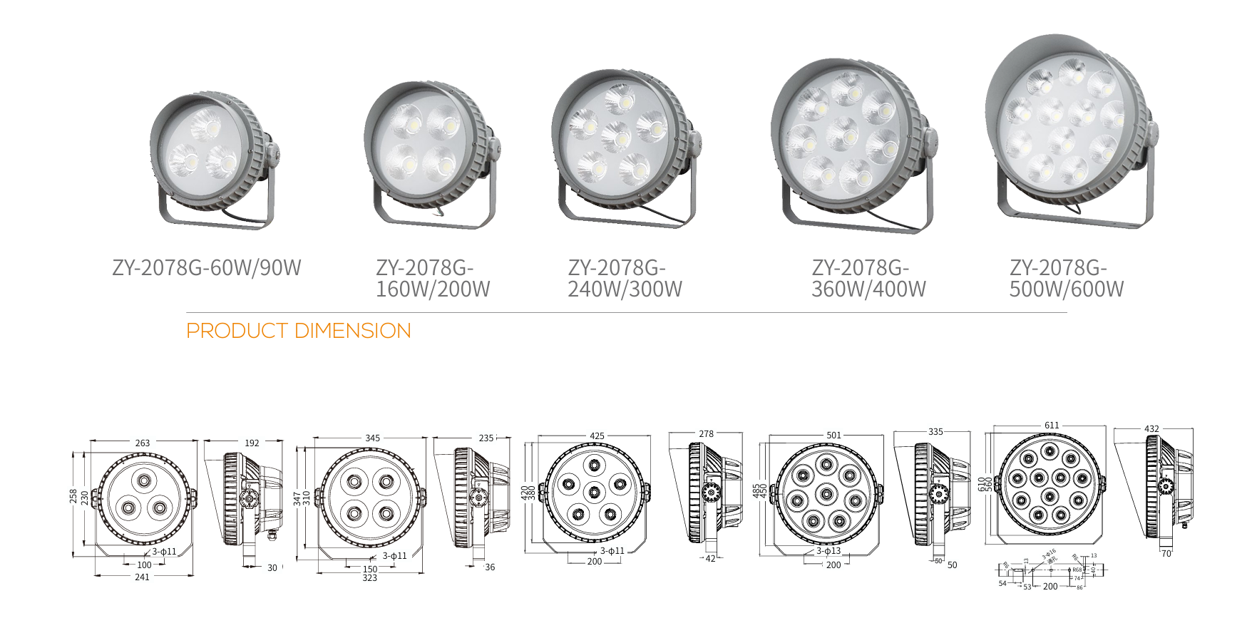 LED 泛光灯